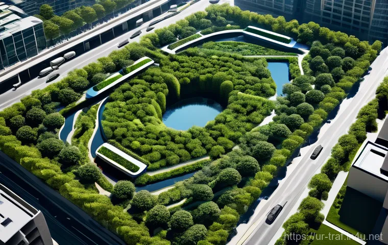 교통관련 직종과 공학적 접근 - **Prompt:** "A vibrant, bustling smart city street at dusk, showcasing advanced traffic management. ...