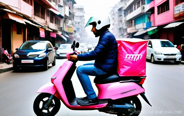 교통업계 이직 후 연봉 변화 사례 - **Prompt:** "A vibrant and bustling street scene in a modern Pakistani city, capturing the essence o...