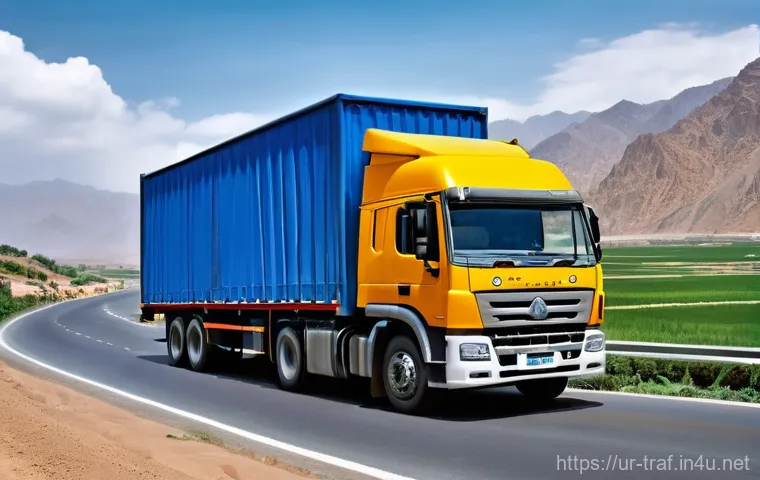 교통업계 이직 후 연봉 변화 사례 - **Prompt:** "An interior view of a high-tech logistics warehouse in Pakistan, showcasing efficiency ...