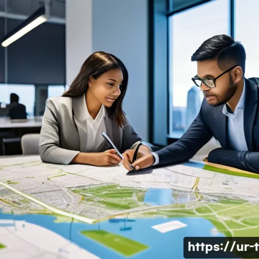 교통 분야 취업 준비 일정 - **Prompt:** A diverse group of professional transportation planners, including men and women of vari...