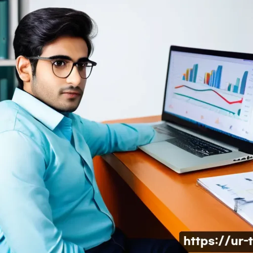 교통직 경력자의 연봉 협상 노하우 - **Prompt:** A young, determined Pakistani professional, likely a traffic engineer, sitting at a well...